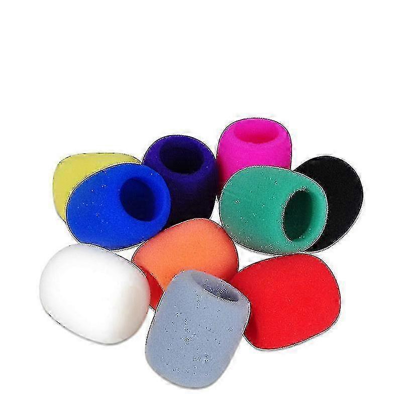 10pcs Reusable Thick Foam Microphone Sponge Cover for Various Brands