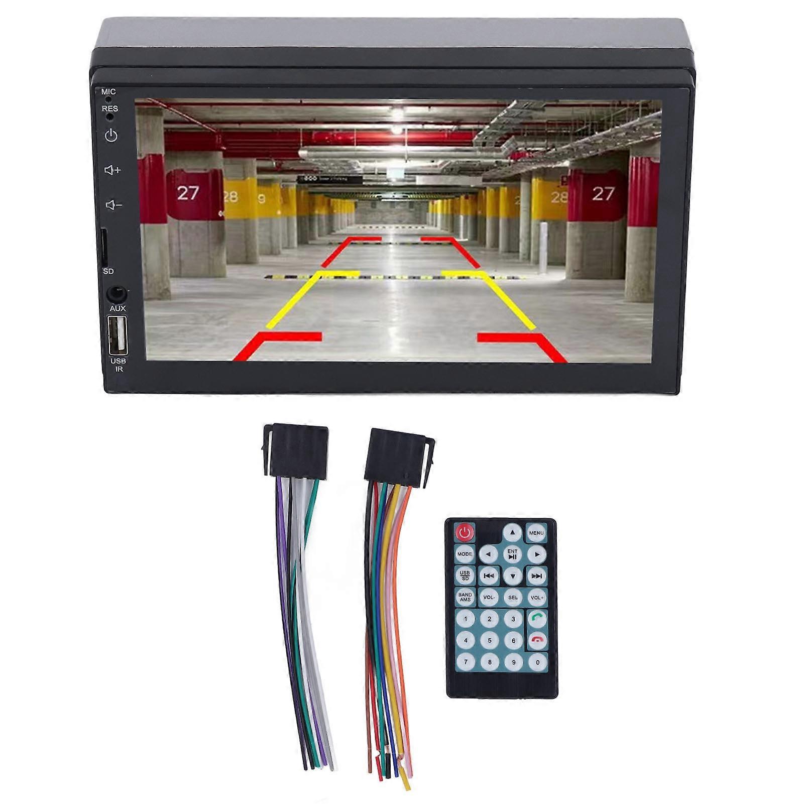 MP5 player for car with Bluetooth and 7in HD touch screen double din stereo