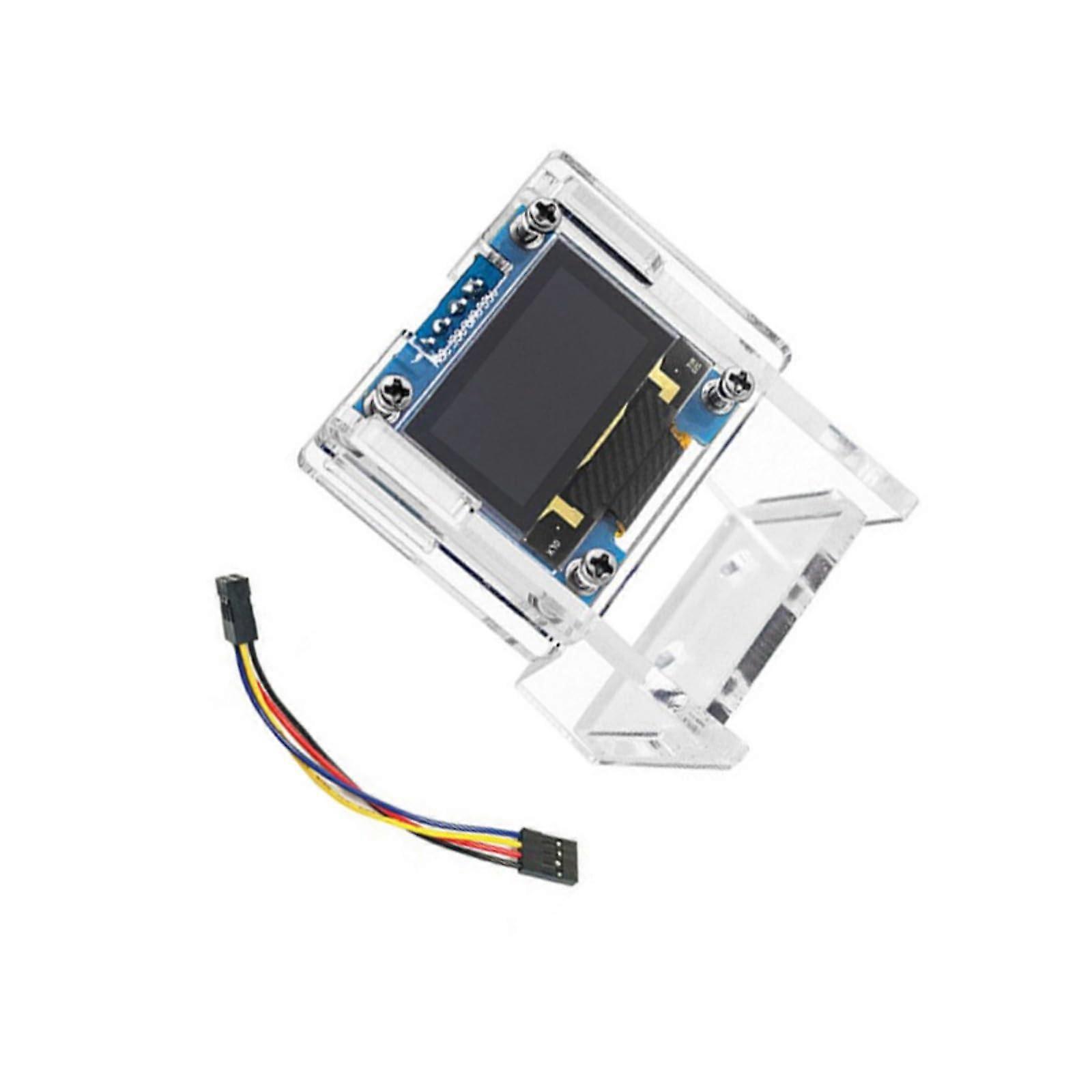 2.4 cm LCD display module, 128 x 64, resolution, 0.06 W, low power consumption, DC 3 V to 5 V, compatible with multiple control chips. Ref: 9327