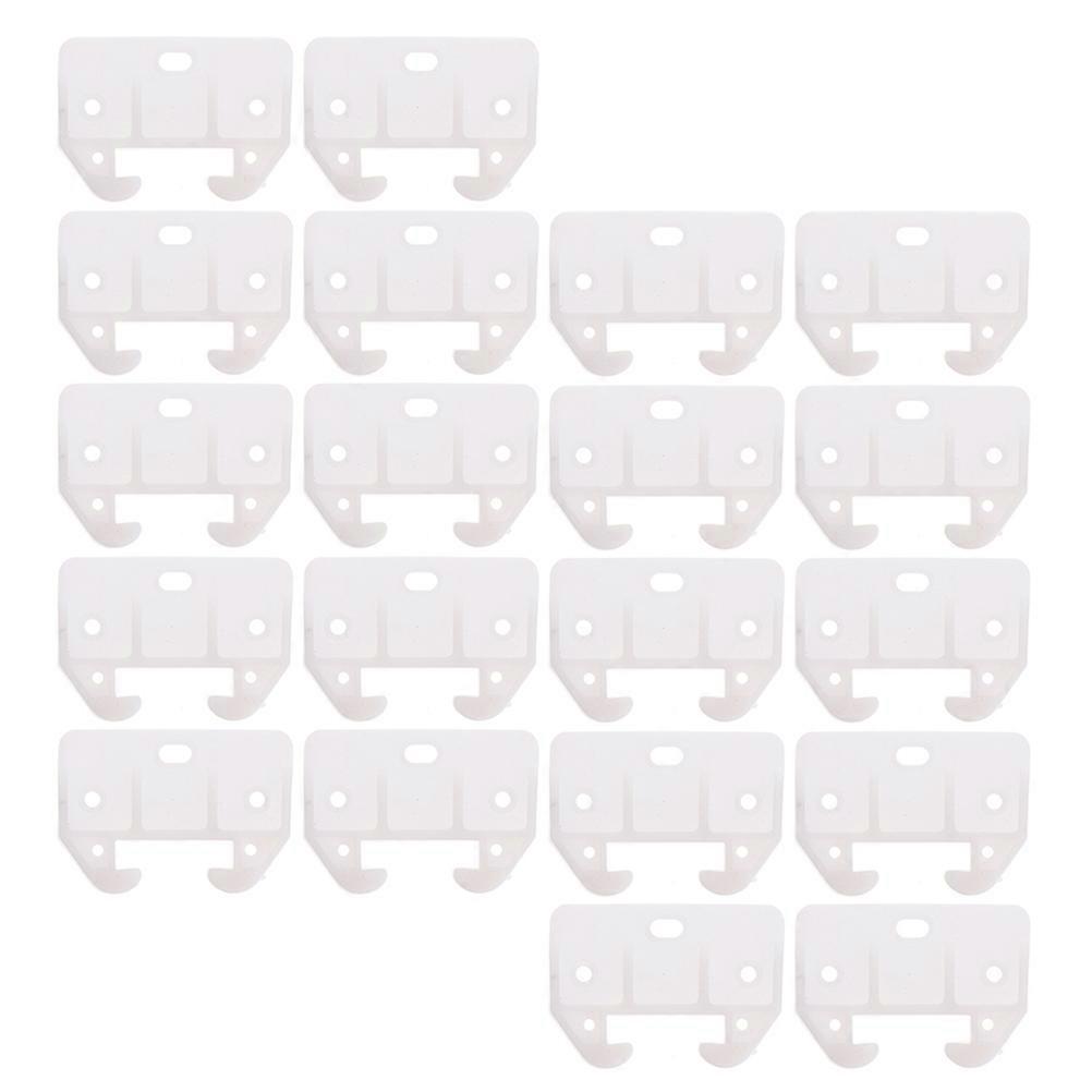 Kitchen Cabinet Drawer Guides Plastic Track Guide Replacement Homeowners 2 3×1 6×0 4in 20Set