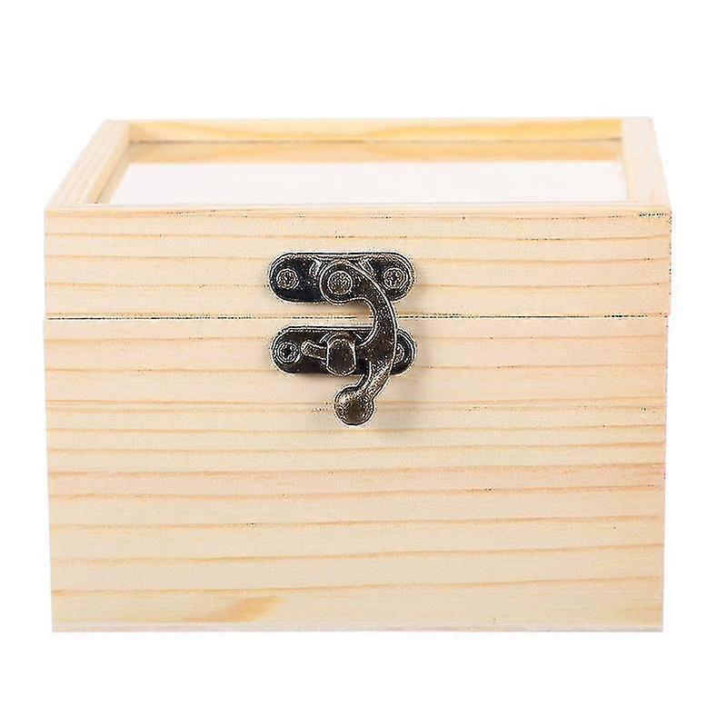 The New 1pcs Wood Storage Box