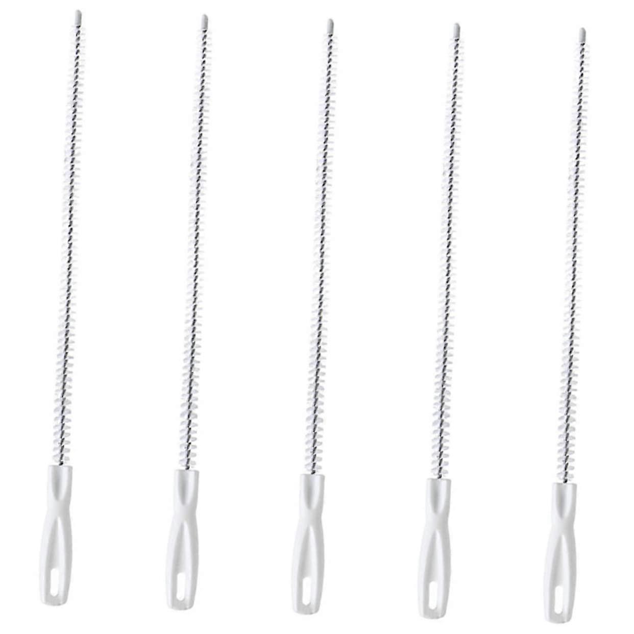 5 Pieces Flexible Drain Cleaning Brushes for Hair Removal, Robust Bathroom Cleaning Aids for Clogged Sink Pipes