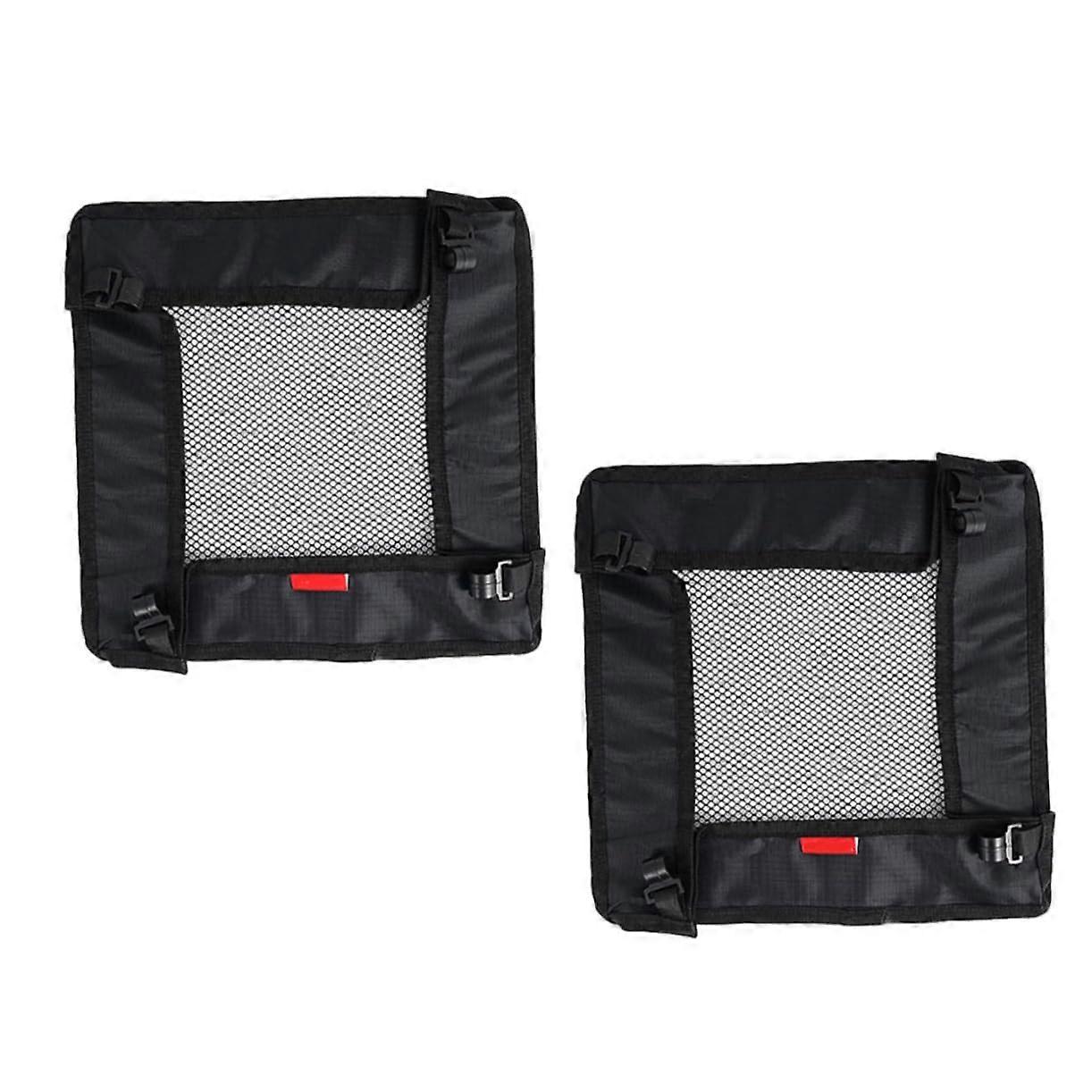 Foldable Mesh Bags for Outdoor Tables - 2 Pack, Durable Storage for Picnic, Camping, Food, and Waste Management