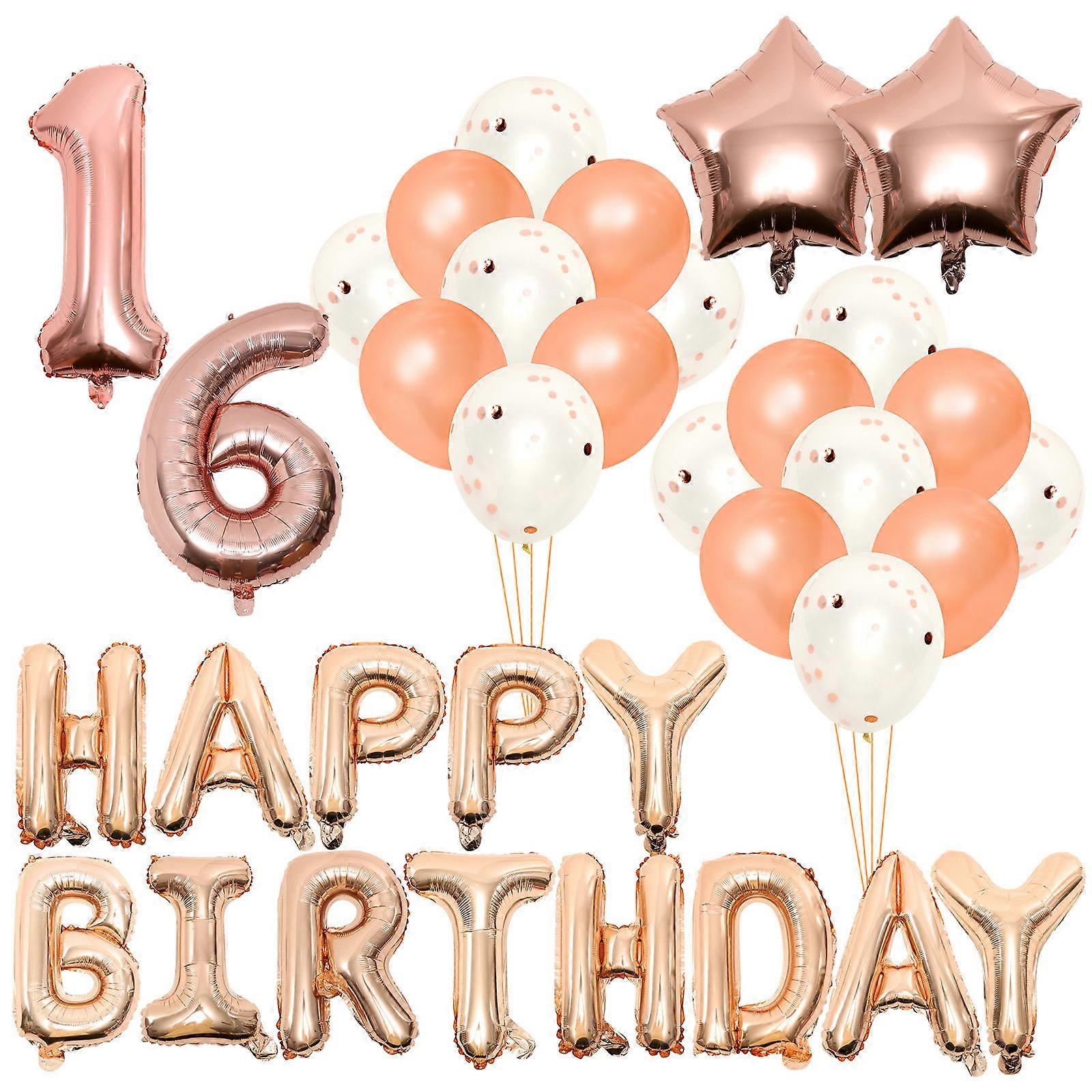 Aluminum Foil Balloons Number 1 Letter Balloons Nice-Looking Color 1Set