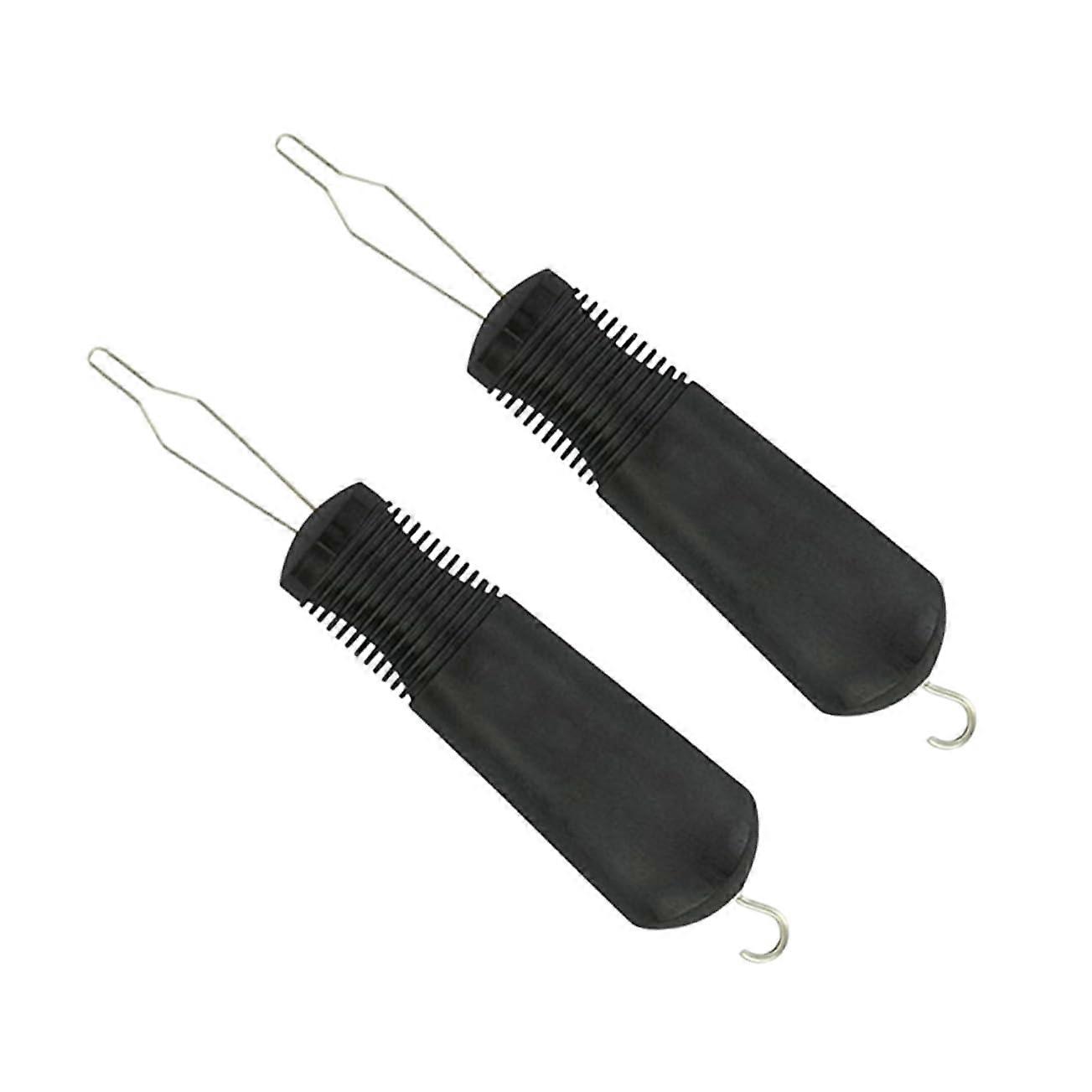 Zipper Pull Assist Tools for Seniors - 2-Pack Knob Hooks, Easy One-Hand Use, Dressing Aid for Arthritis and Carpal Tunnel