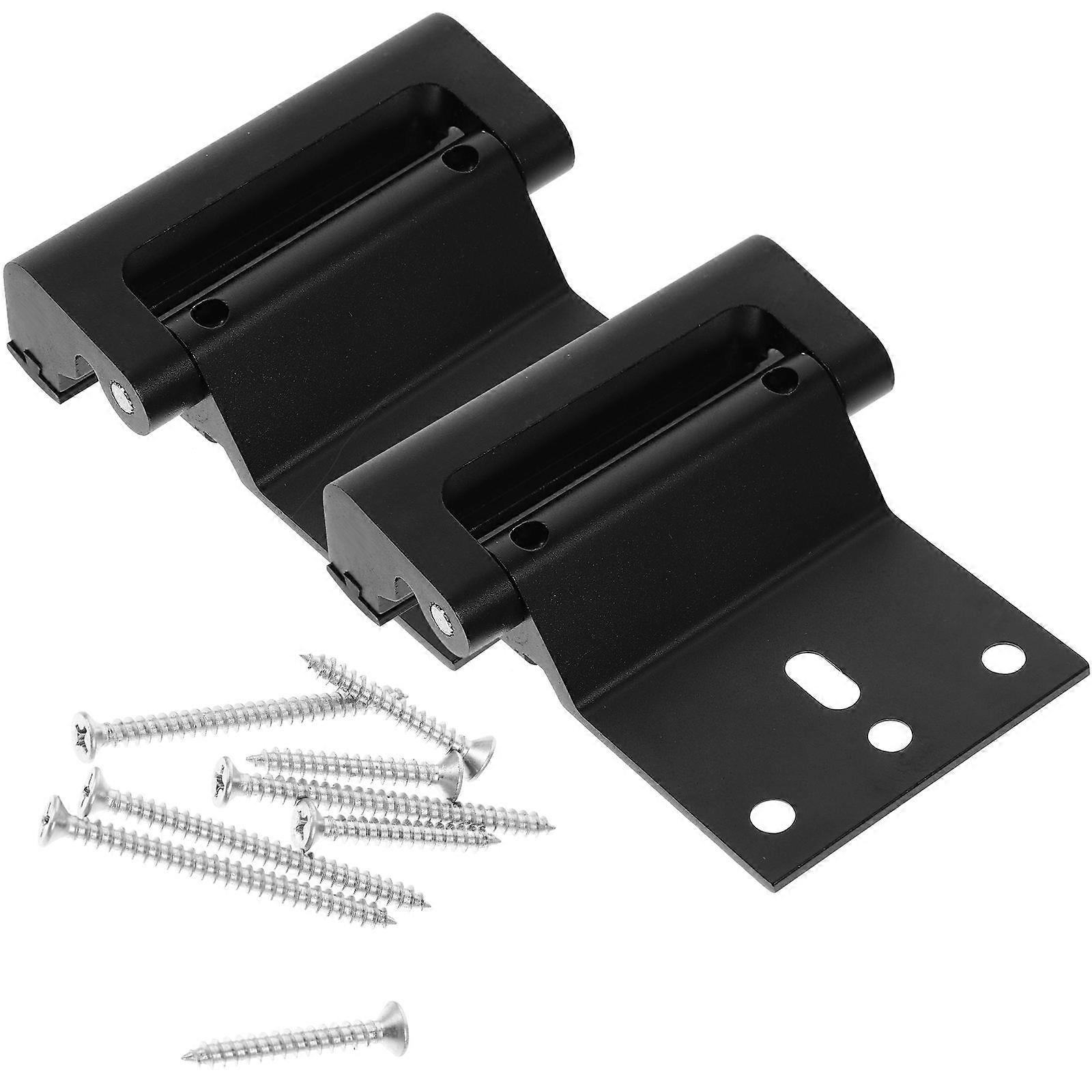 Home Security Lock Reinforcement Door Locks Child Proof Black 77X6Cm 2Sets