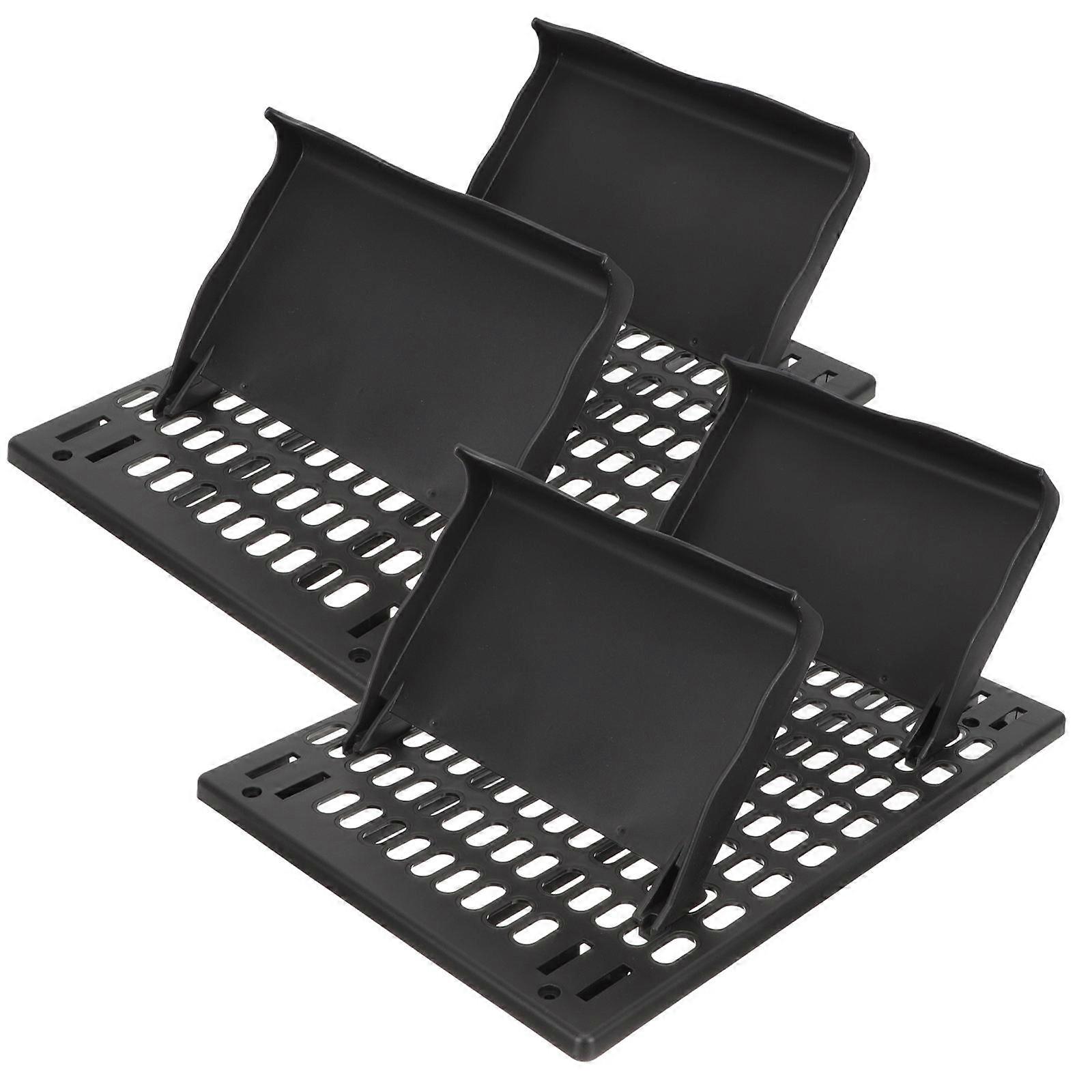Black Wall Mounted Shoe Rack Easy Install No Punching Shoe Storage for Bathroom and Doorway 3 Tier