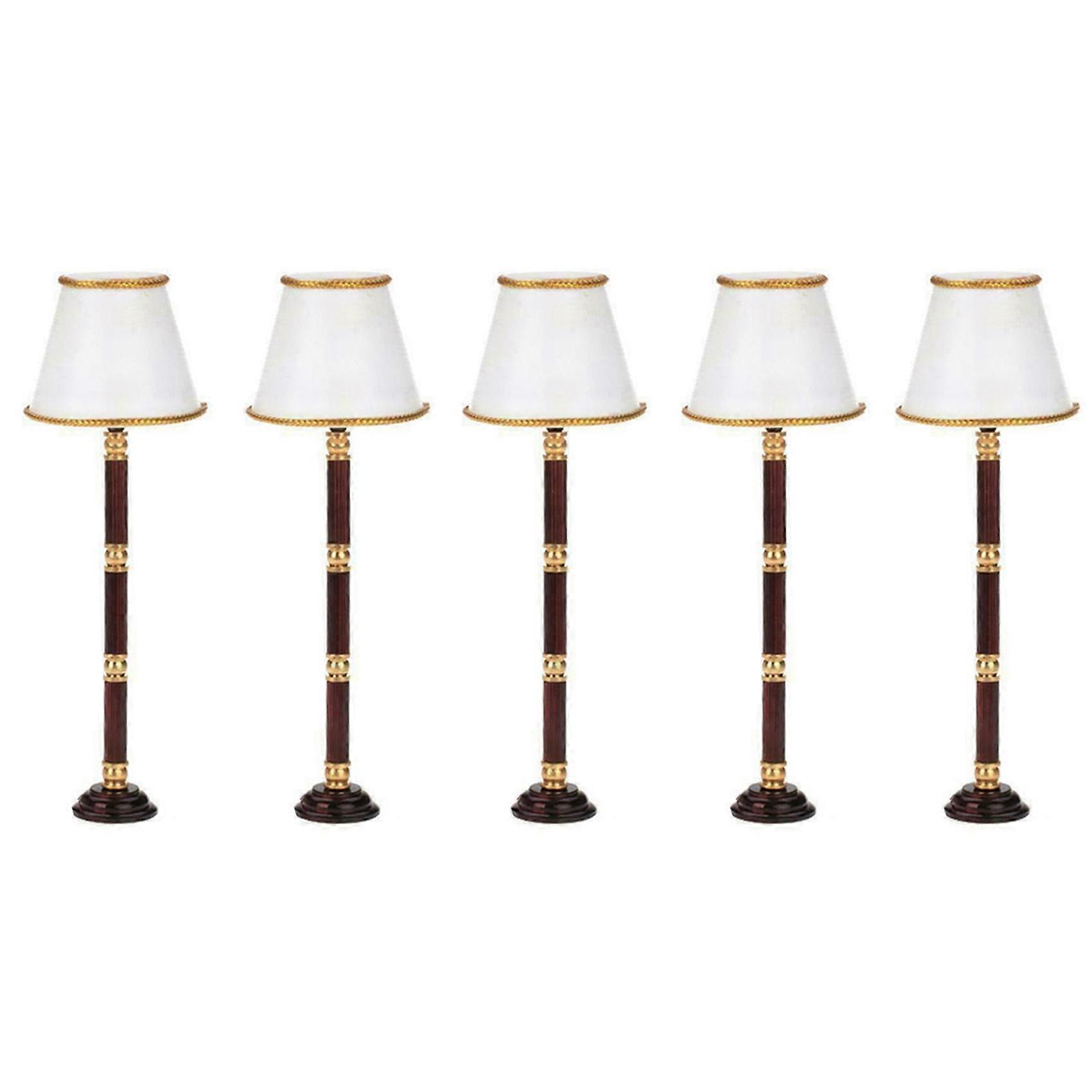 1:12 Dollhouse Miniature LED Light Floor Lamp