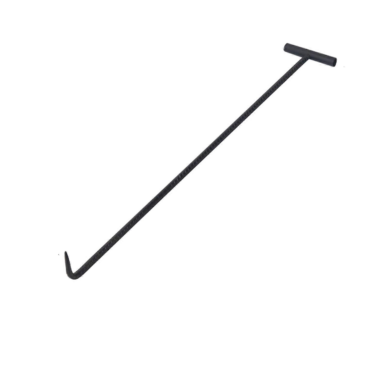 Lifting Hooks for Steel Shaft Covers - 2-Piece, High-Performance, Spring, T-Shaped and Pulling Hooks, 77 cm