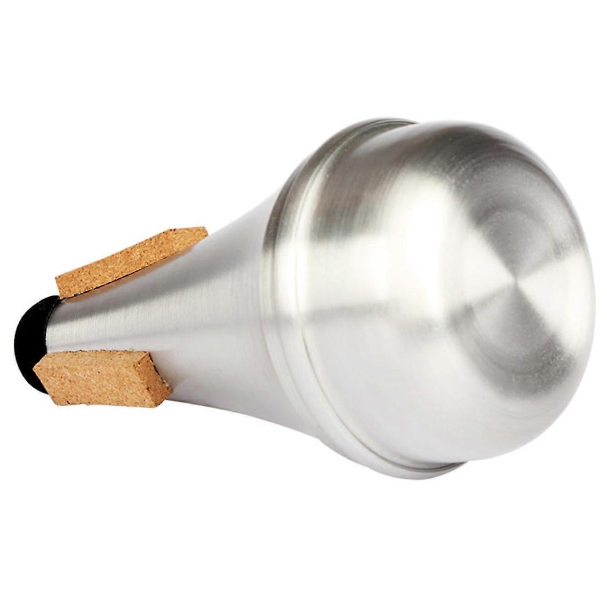 Small Trumpet Mute Set of 2 for Vocal Practice, Jazz Trumpet Training, Aluminum Alloy Design, Compatible with Standard Trumpets