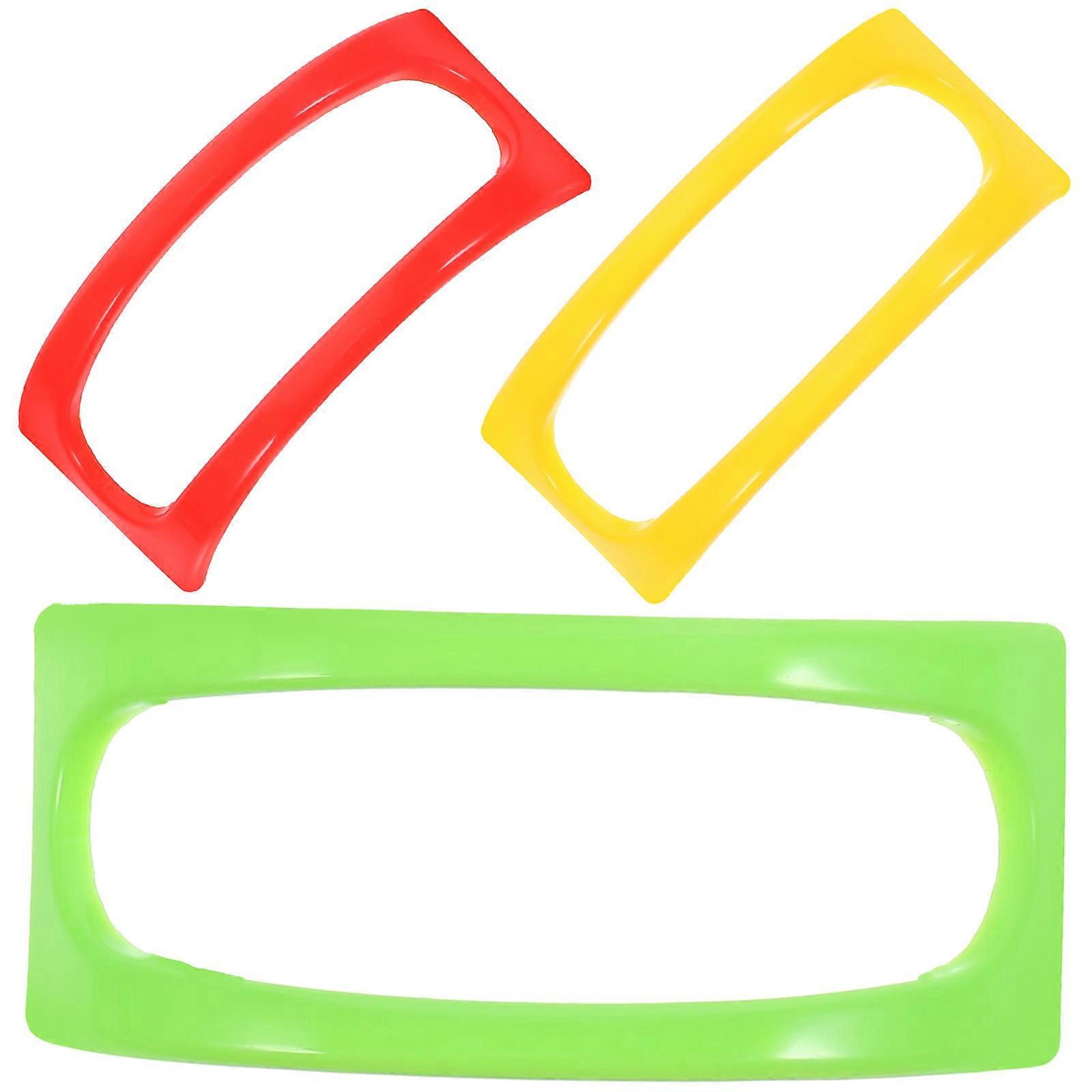 Taco Holder Rack for Home in Assorted Color Made of Sturdy Fits on Plate with Room for Meals 3pcs