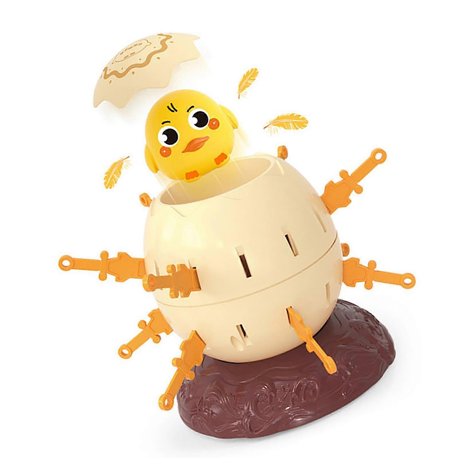 Desktop Animal Bucket Toy for Fun and Interaction - Yellow, Interactive Play Experience for Kids, Durable Material