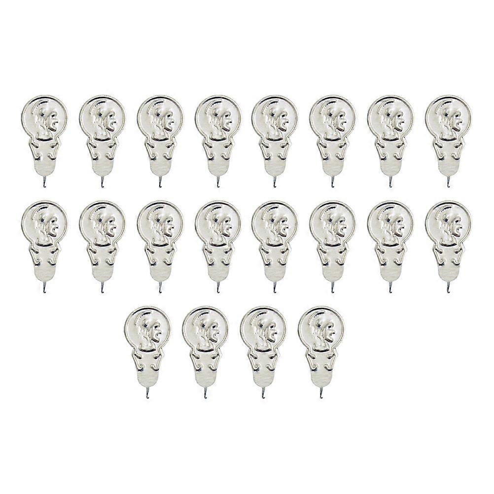 100pcs Wire Loop Needle Threaders Stitch Insertion Hand Machine Sewing Tool