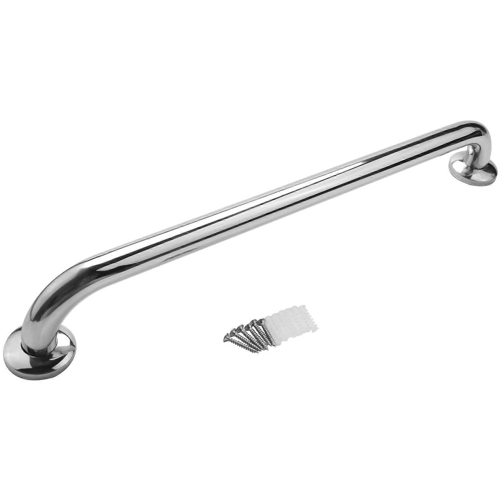Tub Toilet Stainless Steel Handrail Support Handle Towel Rack(50cm)