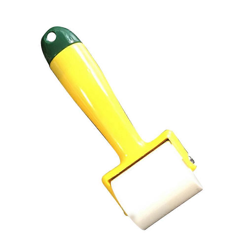 Wall Sticker Roller for Wall Decoration Made of Plastic Yellow Color Suitable for Various Wallpapers