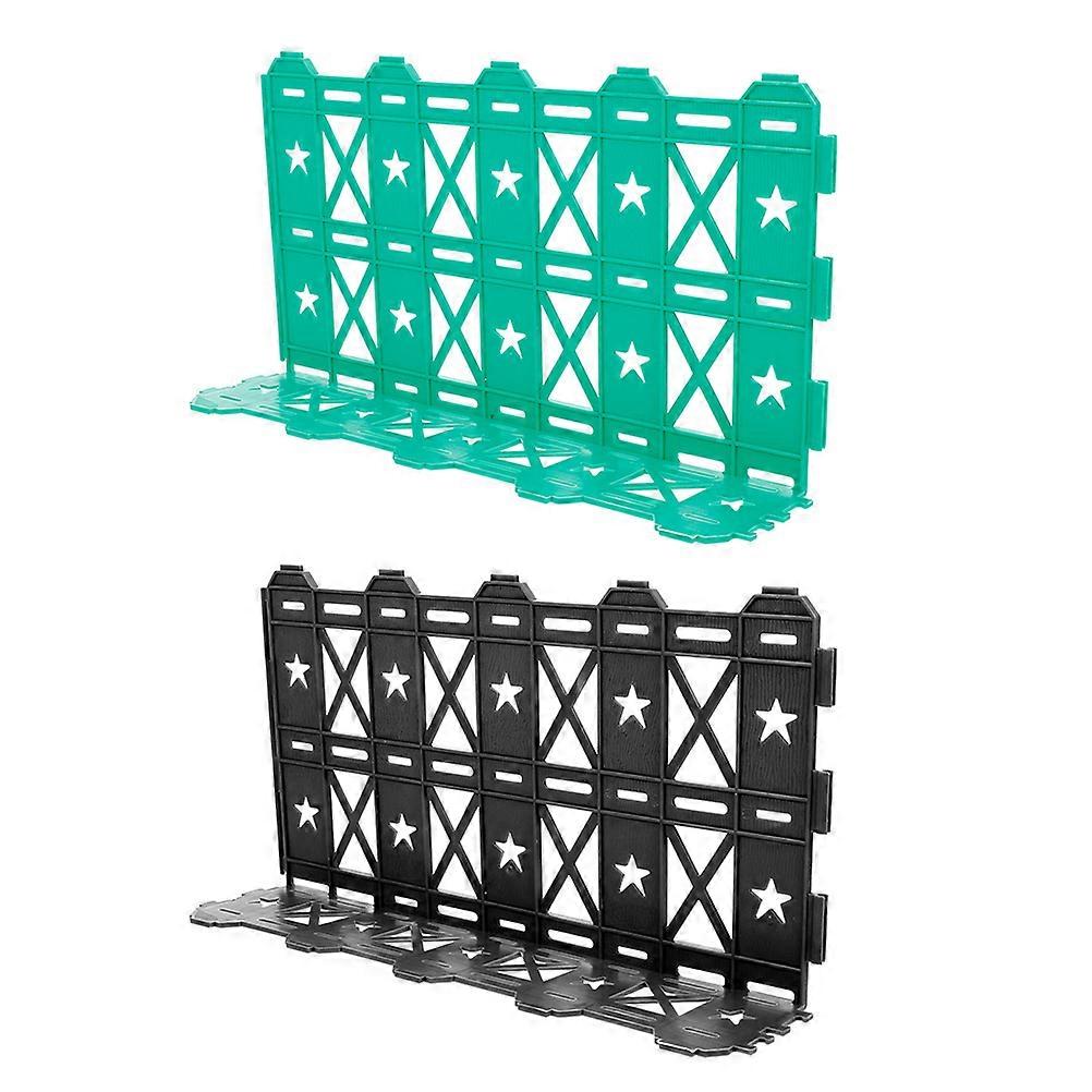 Baffle Fences for Fresh Food Zones Multi Functional Fruit Display Rack for Supermarkets with Embedded Buckle Design for Easy Installation and