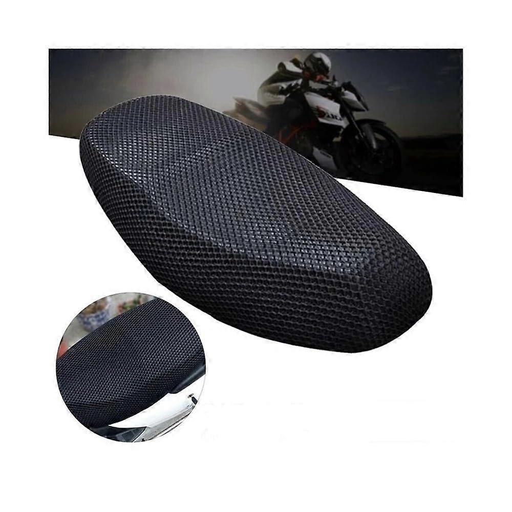 Universal Motorcycle Seat Cover Pillow - Net Mesh Waterproof Cushioned Sattel Cover for Electric Bikes and Scooters