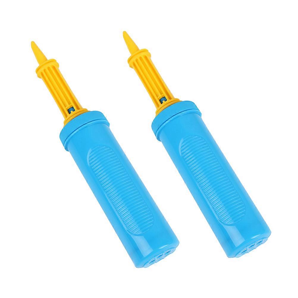 Blue Durable Inflator for Air Balloons and Sports Balls with Compact Design PP Material Portable