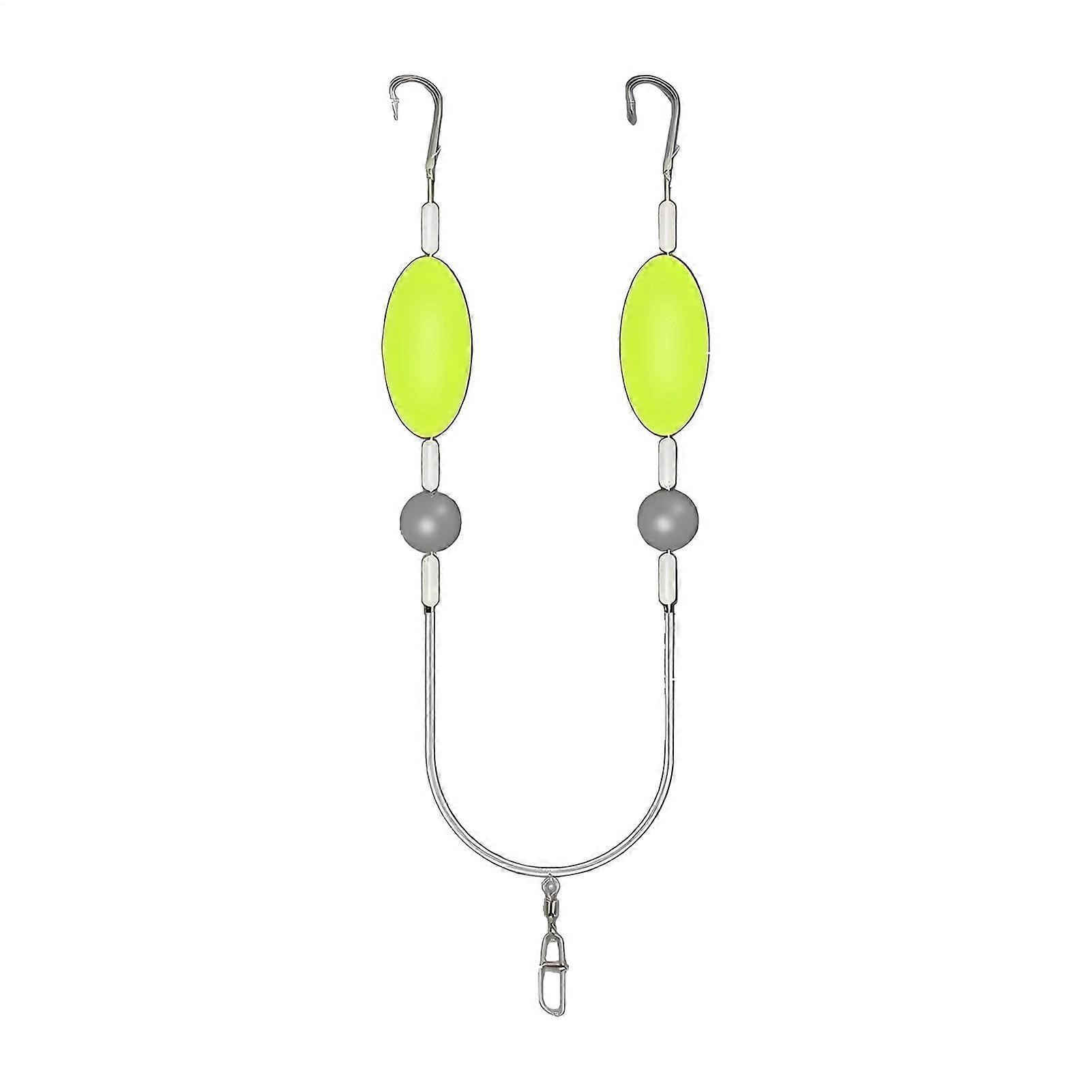 Double Hook Fishing Gear for Casting, Jigging, Hiking, Family Travel, Size 4