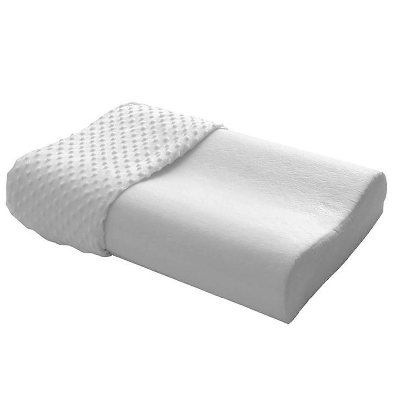 Orthopedic Memory Foam Pillow for Back and Stomach Sleepers, Men and Women