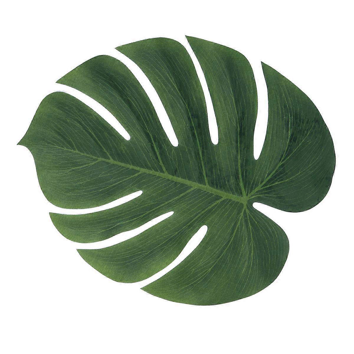 Artificial Palm Tree Leaves for Tropical Luau Party Decorations, Reusable and
