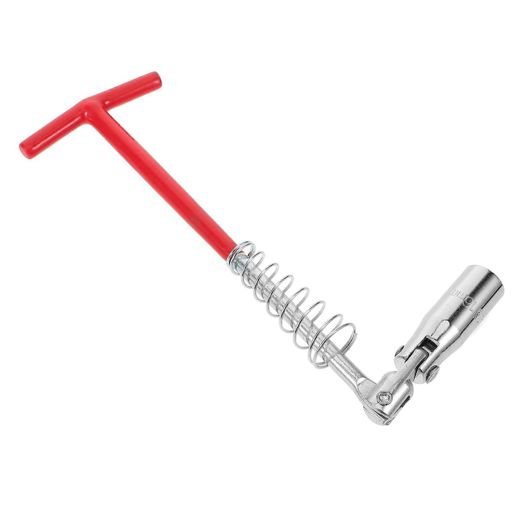 Spark Plug Wrench Tool 45# Steel Socket for Car Repair, Compatible with Most Vehicle Spark Plugs