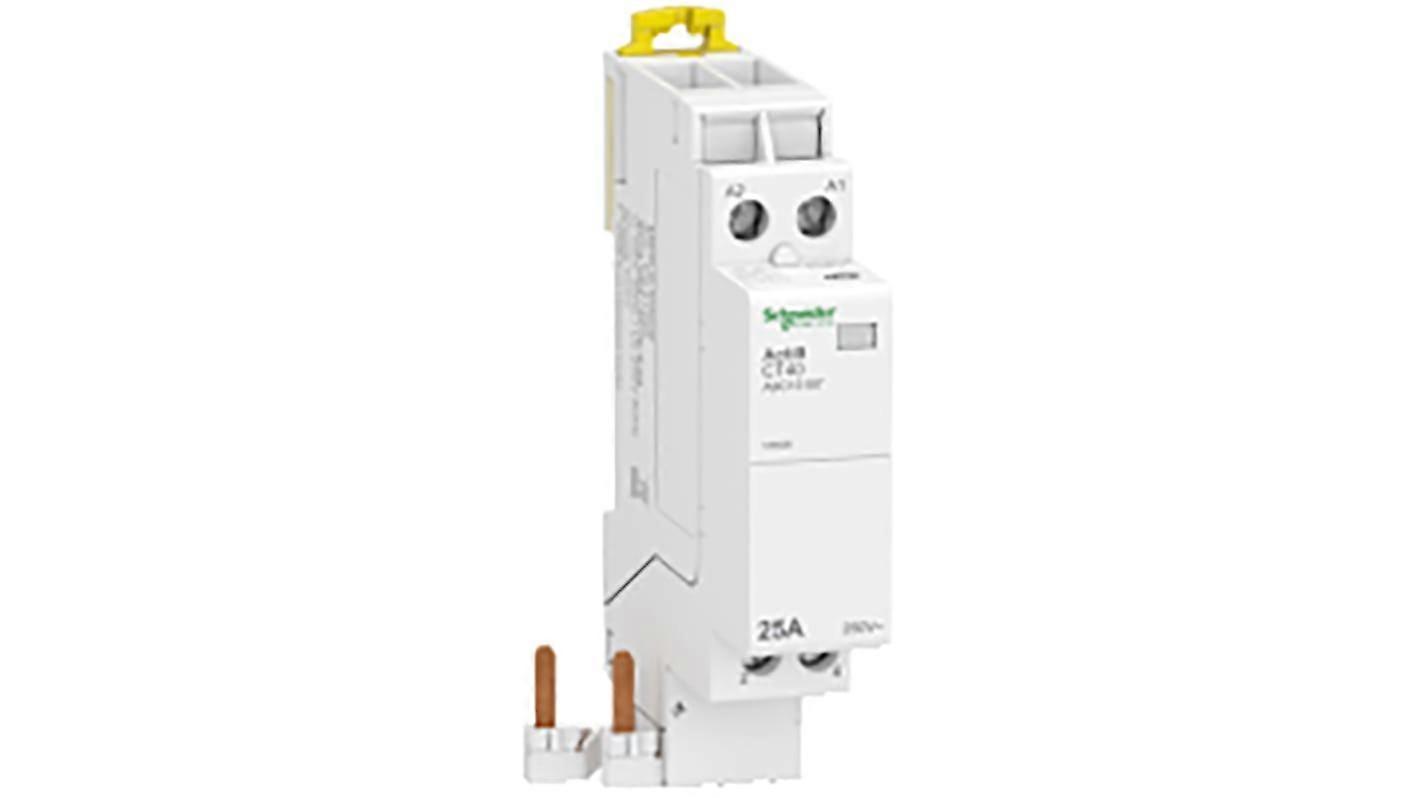 Schneider Contactor 230v Ac Coil 25a 2-pole Acti9 Idt40 A9c15187