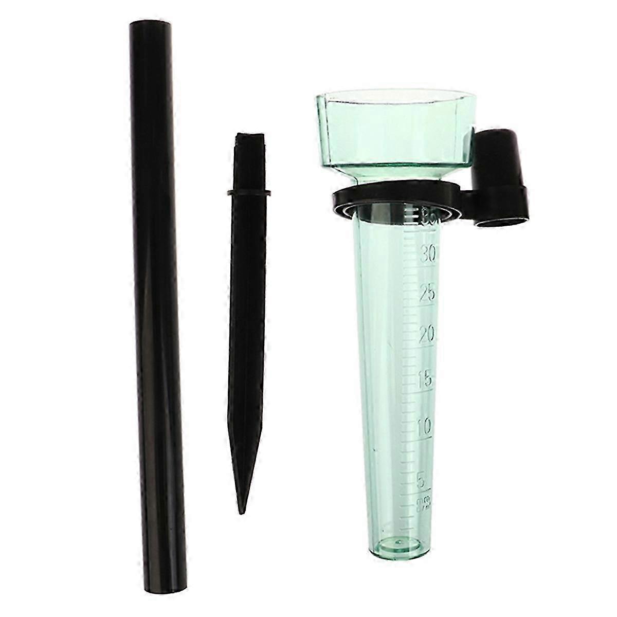 Suitable for Portable Polystyrene Rain Gauge Measurement Tool Garden Water Ground Outdoor Rain Meter Collect-jc
