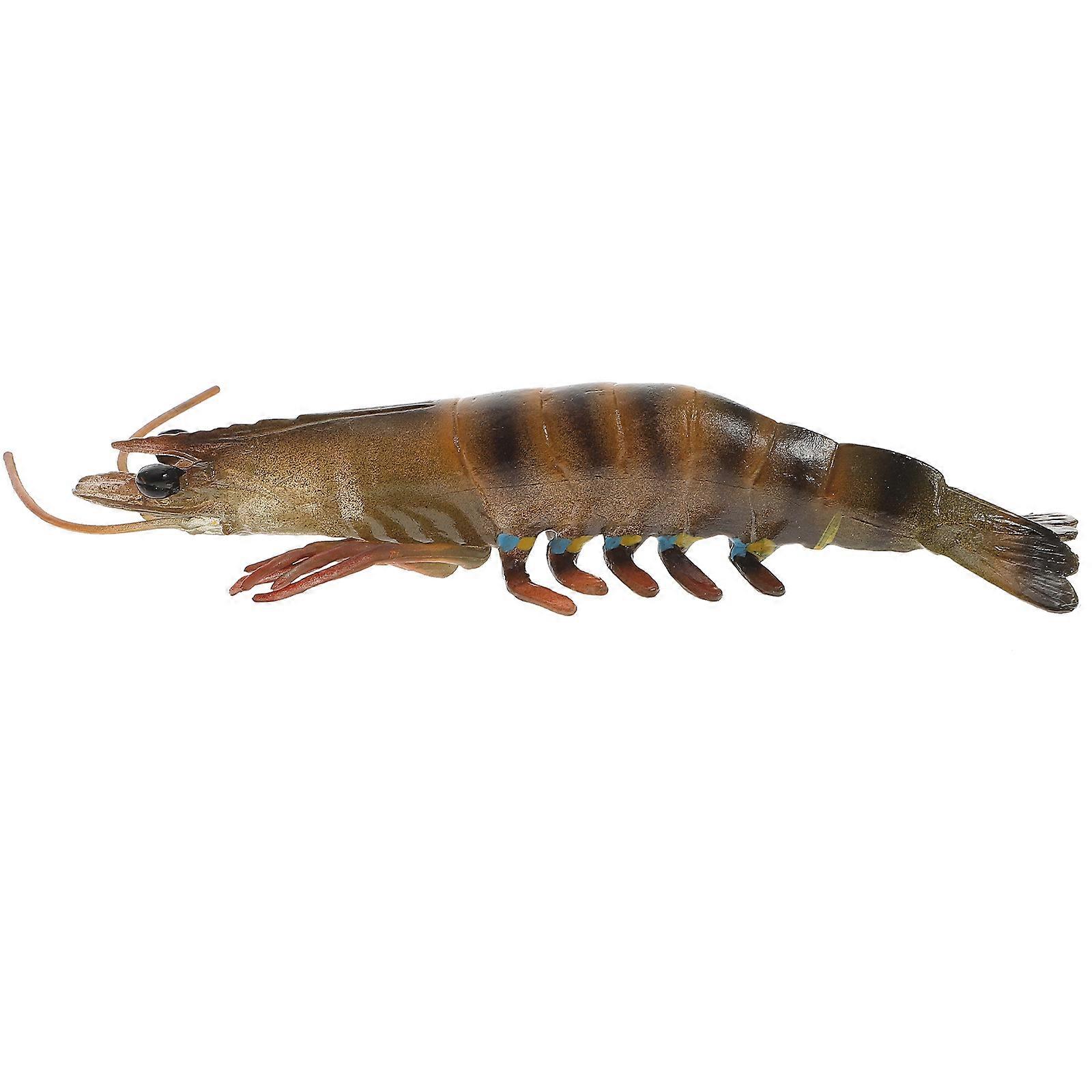 Realistic Shrimp Toy for Pretend Play and Educational Purposes in Assorted Color Plastic