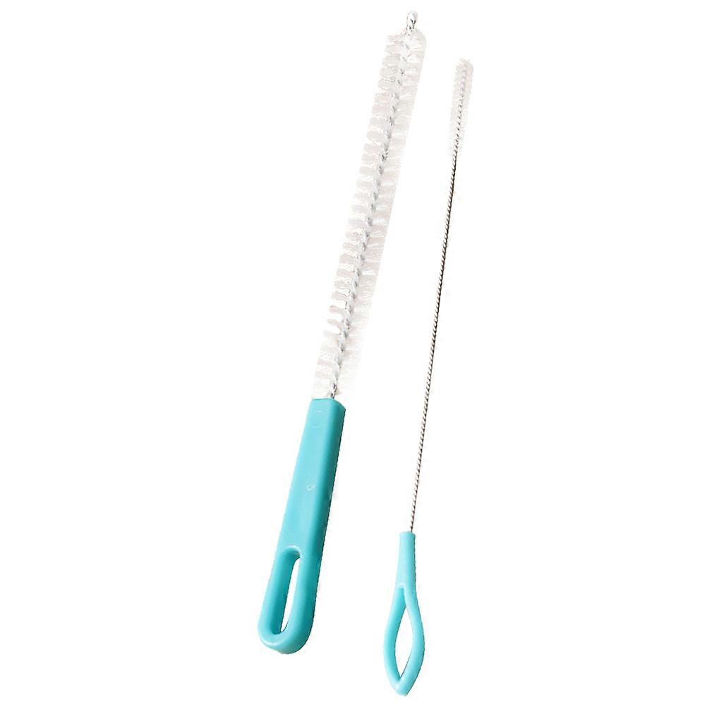 Lotus Root Cleaning Brush 2pcs Set   Durable Bottle & Straw Cleaner with Non Slip Handle for Milk Bottles & Narrow Neck Containers
