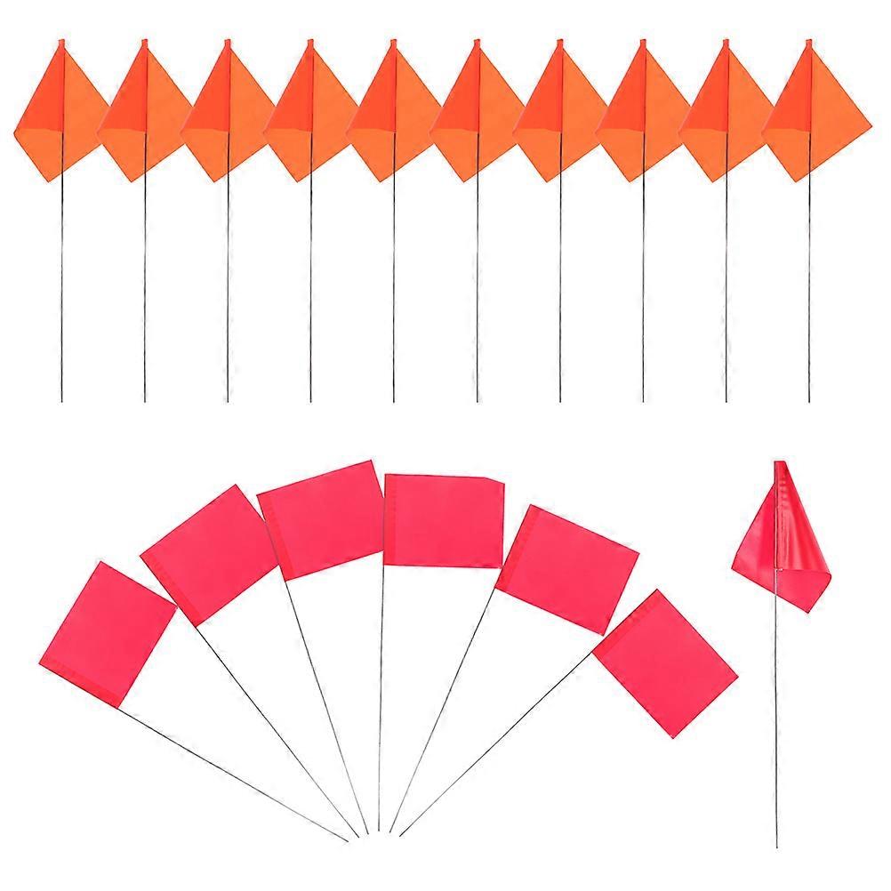 60pcs High Visibility Landscape Sprinkler Flags Durable Marking for Lawn Garden Outdoor Irrigation Reliable Performance