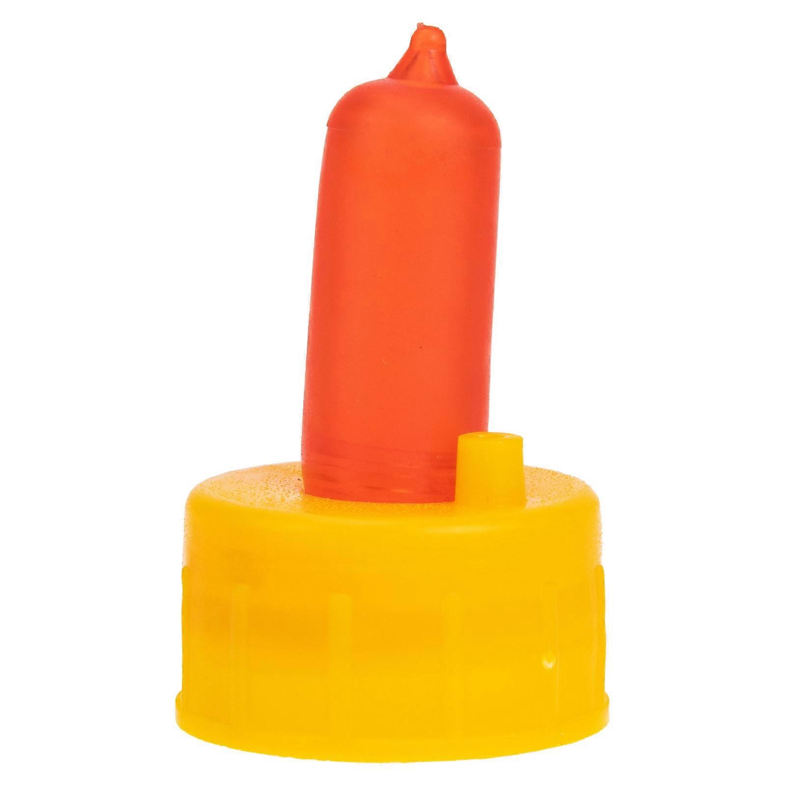 Red Silicone Milk Bottle Nipple for Feeding Small Animals with Bite Resistance 10 Pieces