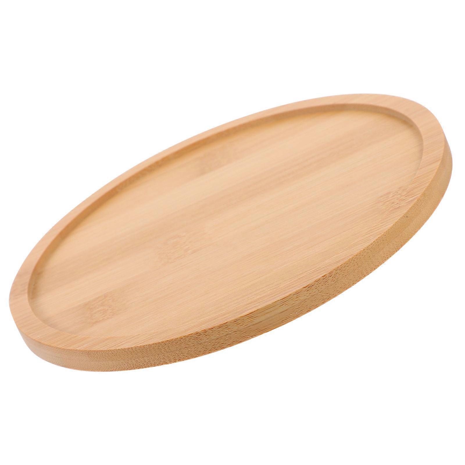 Serving Tray Round Design Ideal For Cafe Restaurant Fruit Serving 18.00X18.00X1.00CM Strong 1Pack