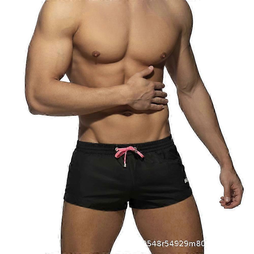 אחיד בגדי ים גברים מותן נמוך בגדי ים נושם בגדי ים גבר הומו ברזילאי בגדי חוף גזעים מכנסי שחייה יבשים מהירים 2023