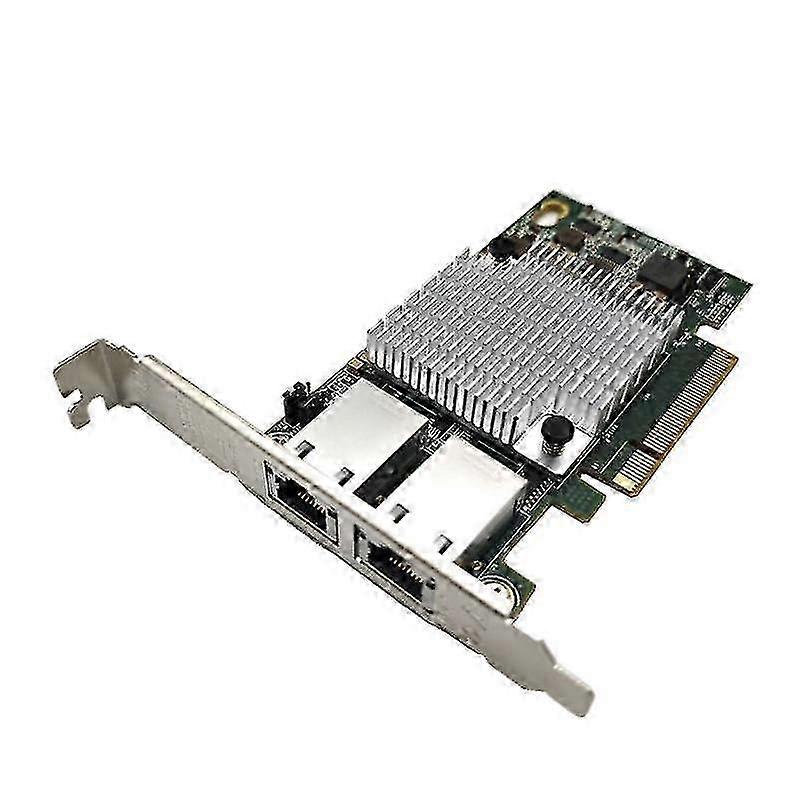 Intel X540-T2 10G Chipsatz PCIe x8 Dual Kupfer RJ45 Port 10Gbps Gigabit Ethernet Netzwerkkarte Kompatibel PCIE-x8 PCIE-X16 für PC Desktop WIfi Adapter S