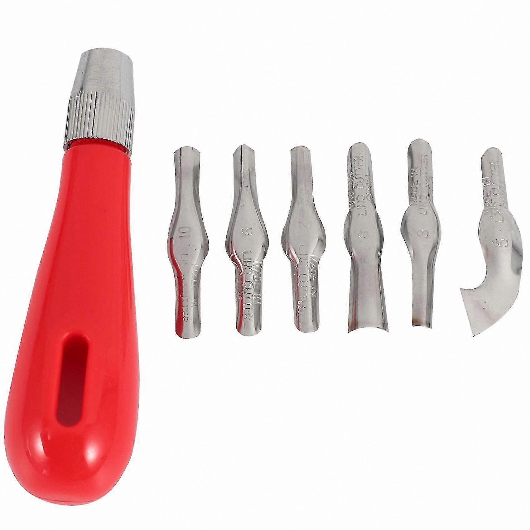 Lino Cutting Tool Set, 2 Packs for Crafting and DIY Projects, Artistic Linoleum Design
