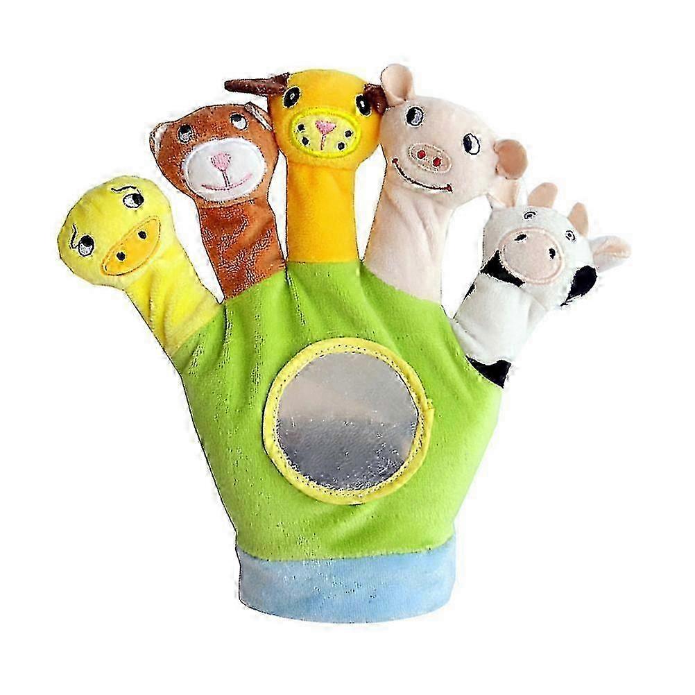 1 Count Baby Animal Hand Puppet Plush Toy for 0-1 Year Old Infants