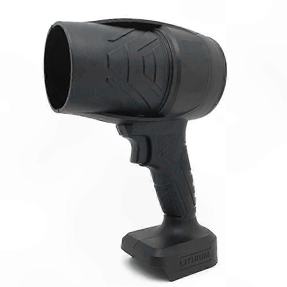 Powerful Turbo Fan with Stepless Speed Control for Leaf Blowing, Handheld Mini Jet Fan Compatible with Battery Operation