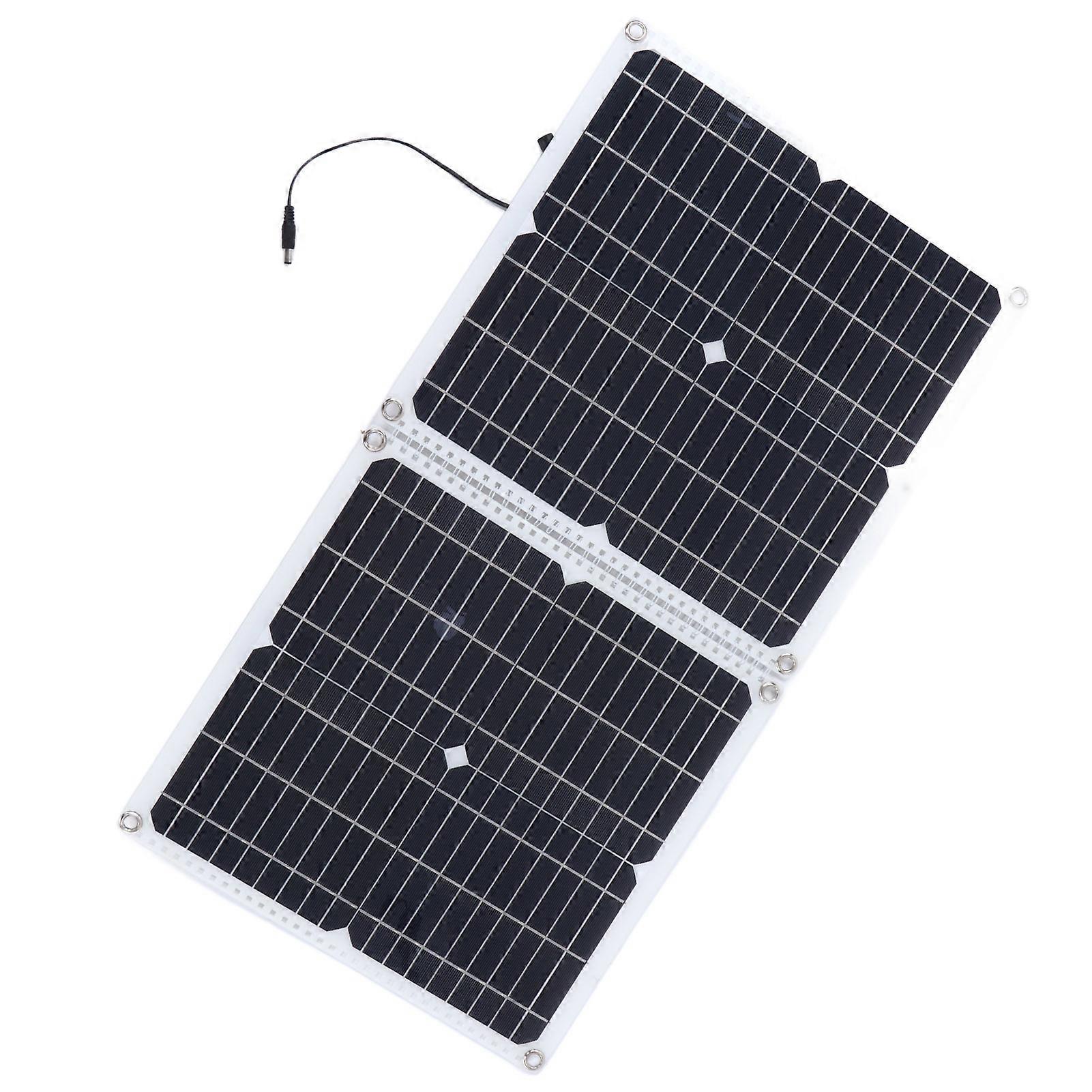 50W Foldable Solar Panel Kit with 100A Controller, 36x34cm
