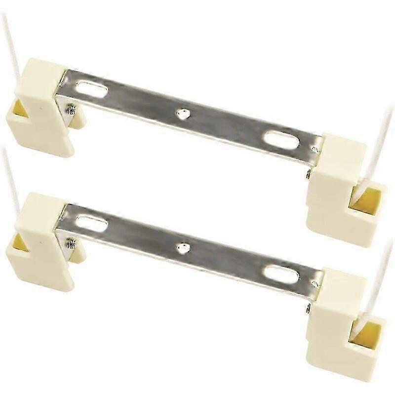 Lampholder for R7S 118mm Halogen Lamp and R7S LED Bulb, AC 100-240V, R7S J118 Linear Ceramic Support Base for Projector/Clamp/Ceiling Light, Set of 2