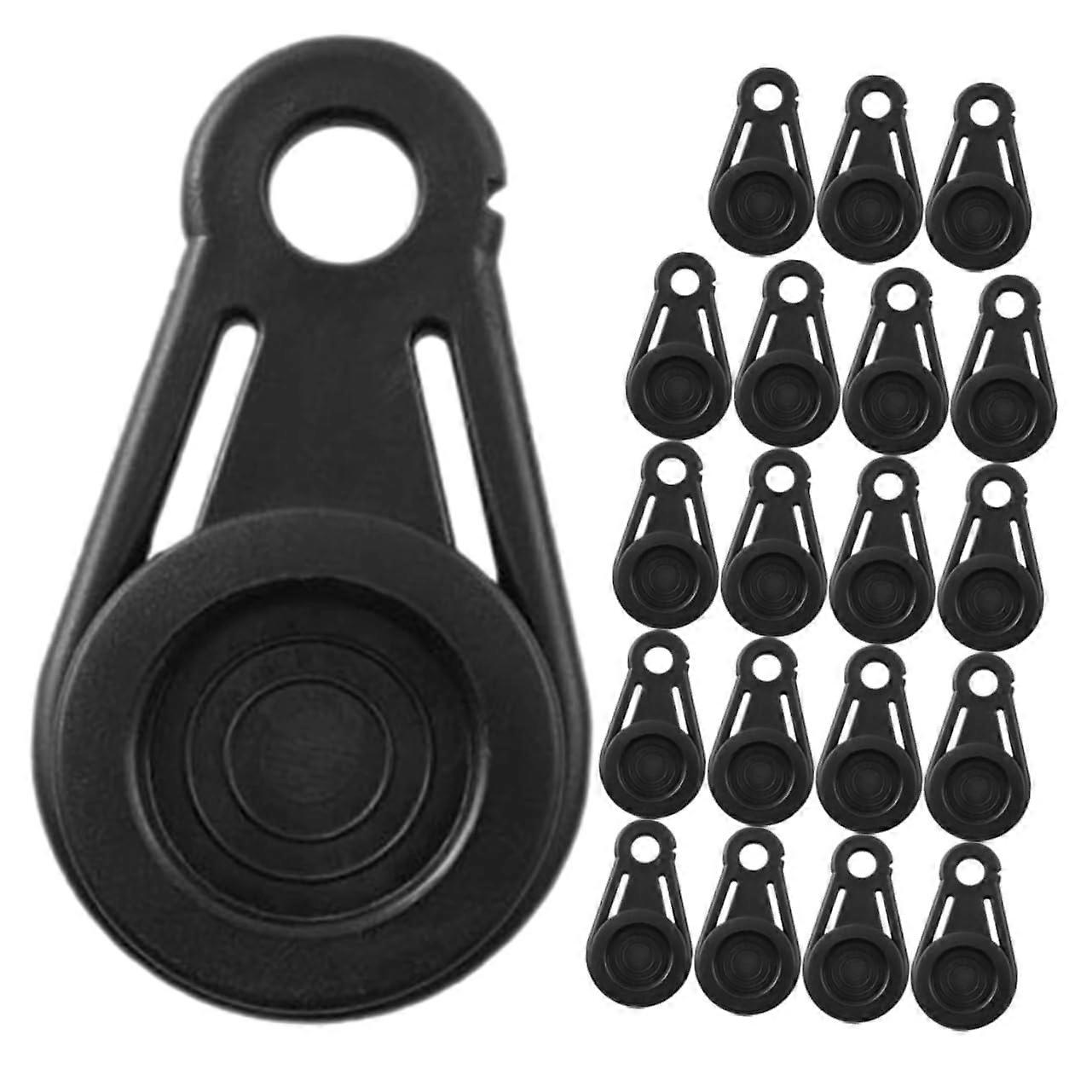 20pcs Heavy Duty Tarp Clips for Camping Secure Tent Fasteners Lock Grip Design