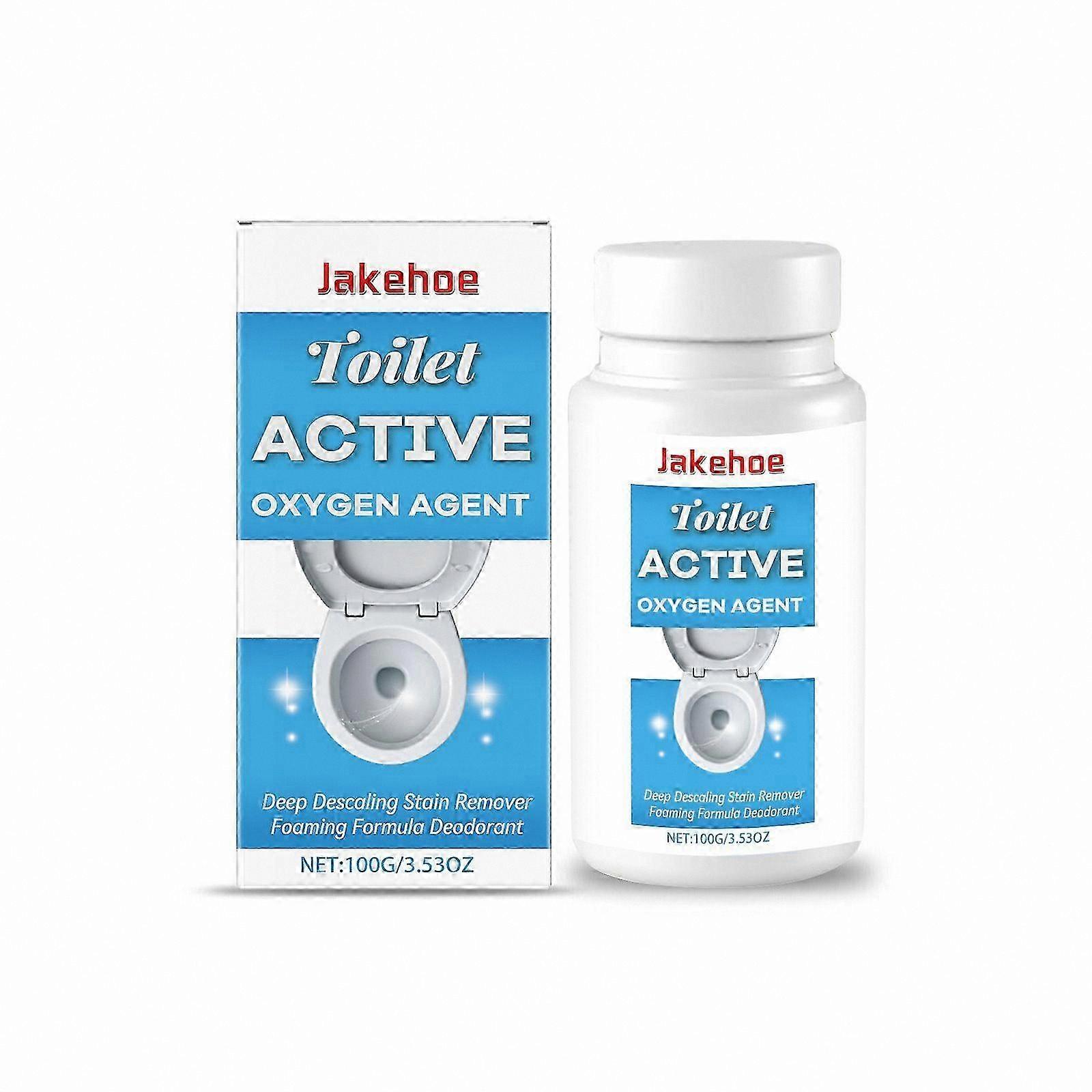 Active Oxygen Toilet Cleaner, Deep Cleaning Foam for Bowl Stain Removal and Freshening