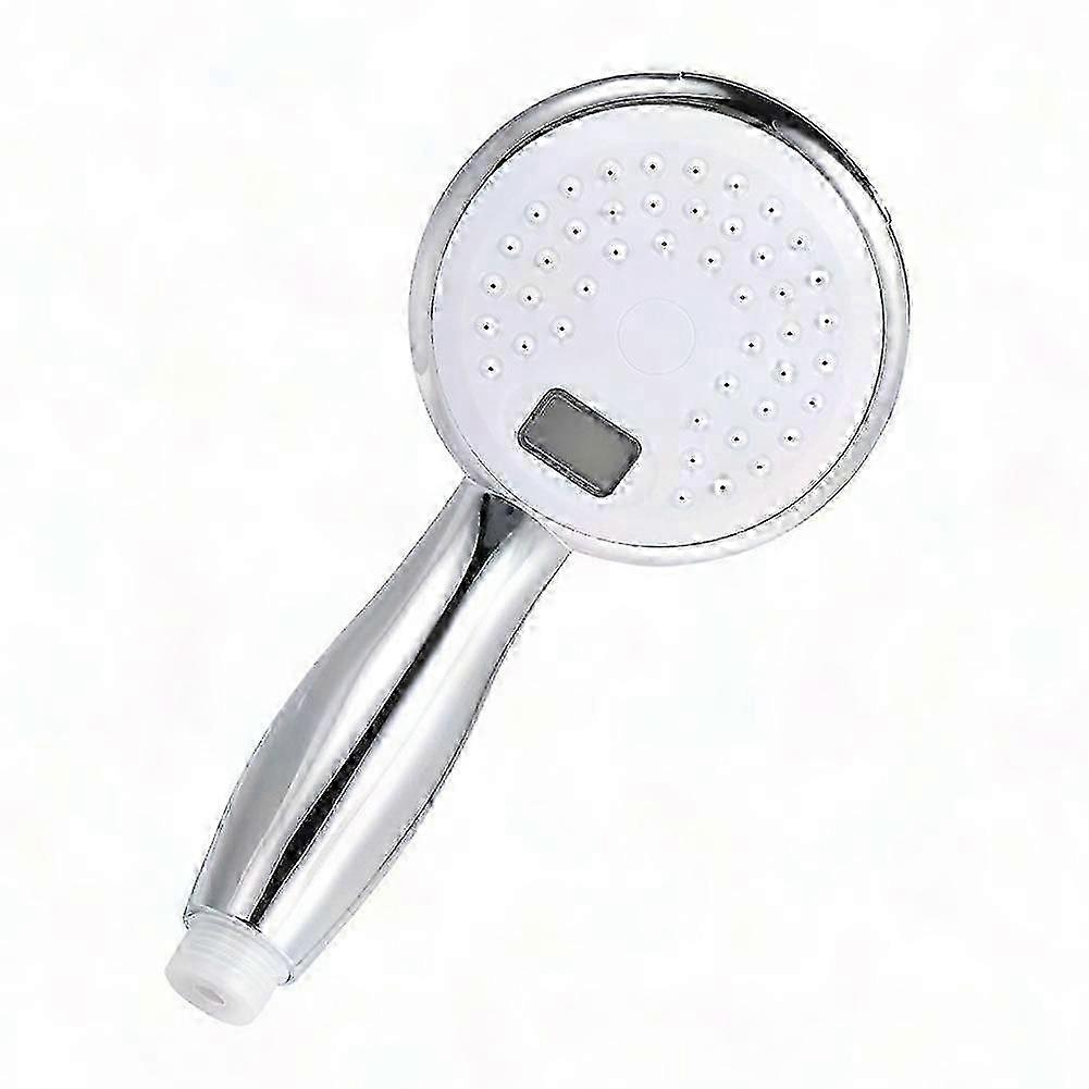 Digital Shower Head with LED Light and 3 Temperature Settings for Bathroom Use