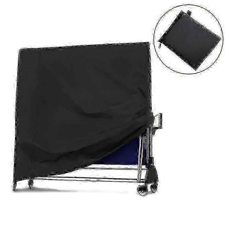 Table tennis table cover, 165×70×185cm, durable, windproof, snowproof and pollution-resistant