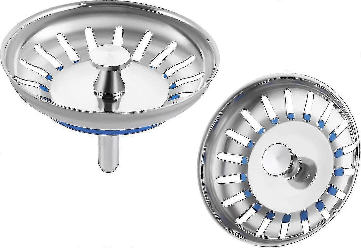304 Stainless Steel Sink Strainer with 2 Strainers