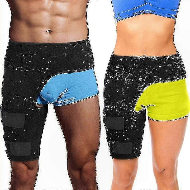 Hip Brace for Sciatica Relief - Adjustable SI Joint Support Belt for Nerve Pain, Hamstring & Groin Compression Sleeve