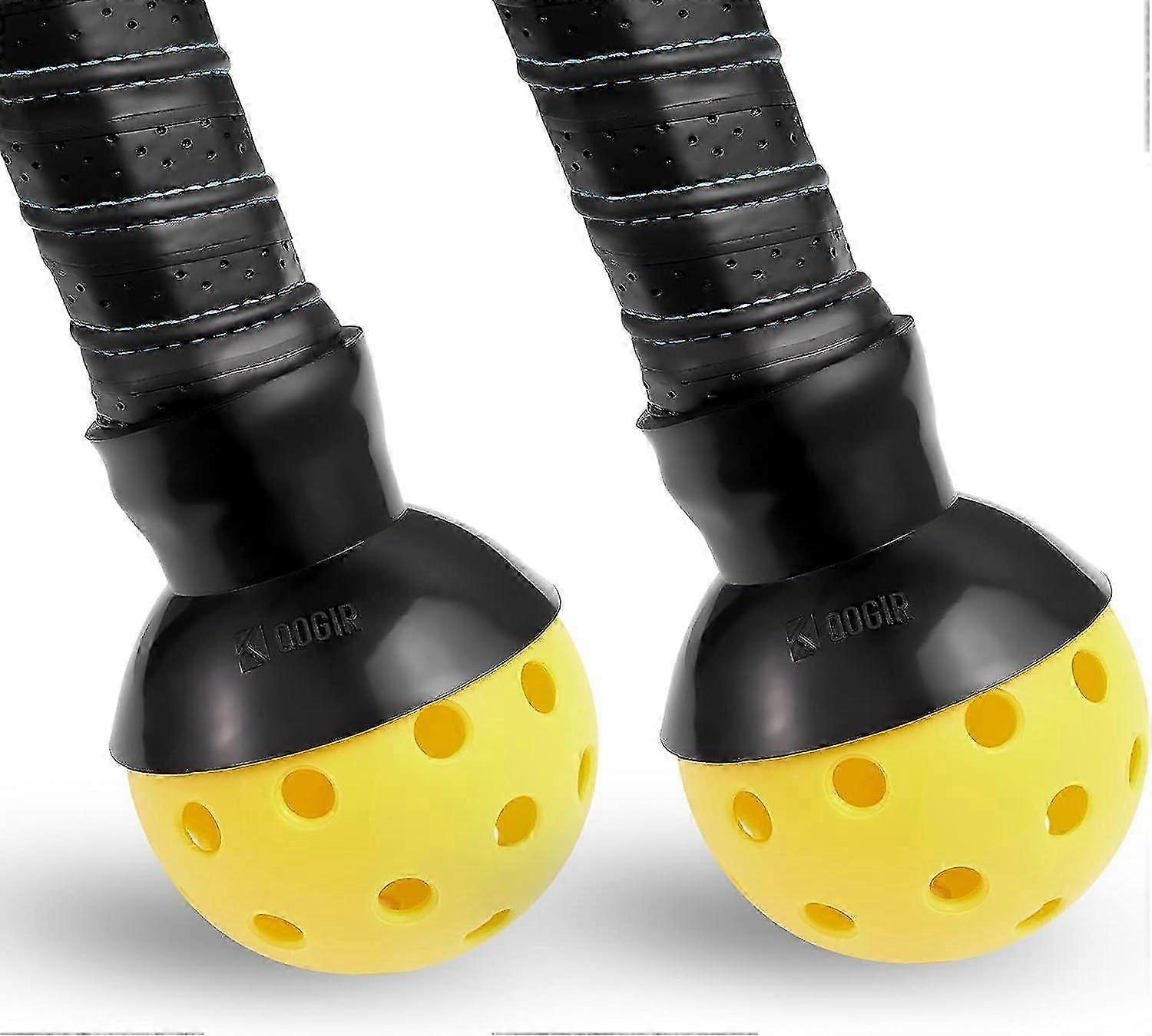 Pickleball Ball Retriever: Easy Pickleball Ball Accessory to Pick Up Pickleball Balls Without Bending Over, Attaches to Pickleball Paddle Bottom, Fits
