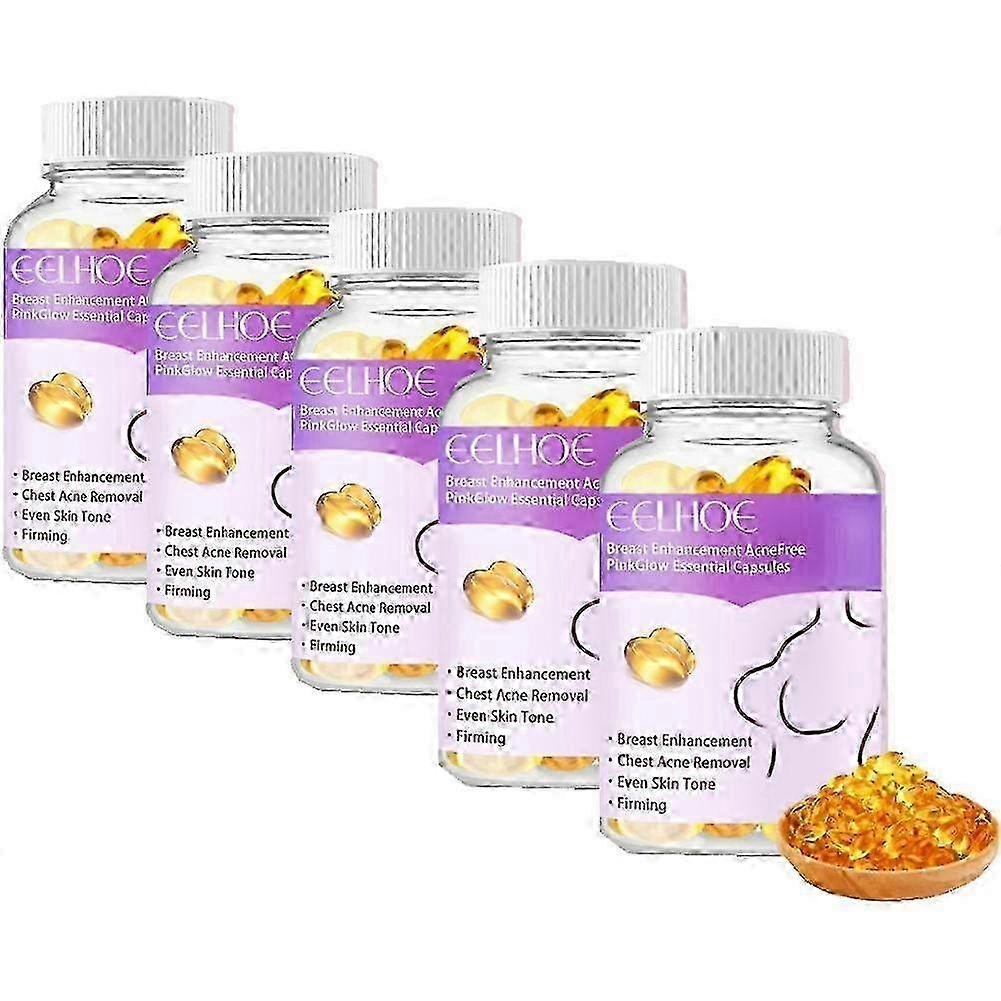 كبسولات خلاصة تكبير الثدي - حل للشد والشد ومضاد للترهل لإطلالة طبيعية