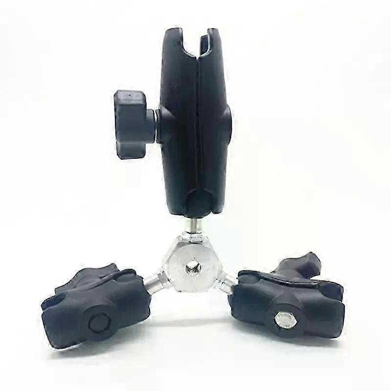 3-way / 1 Rubber Triple 25mm Ball Adapter for RAM Mount ARKON
