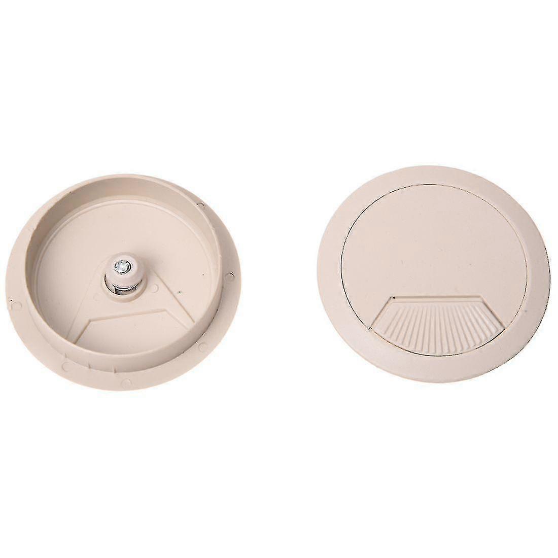 5 Pcs 70mm Dia Round Grommet Cable Hole Covers For Computer Desk